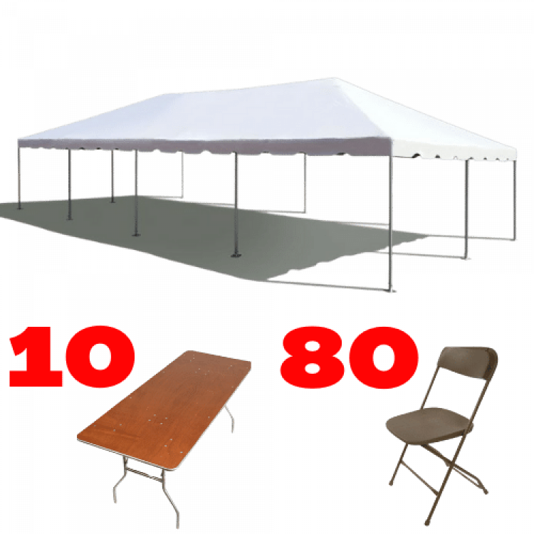 20 x 40 Frame Tent Party Package