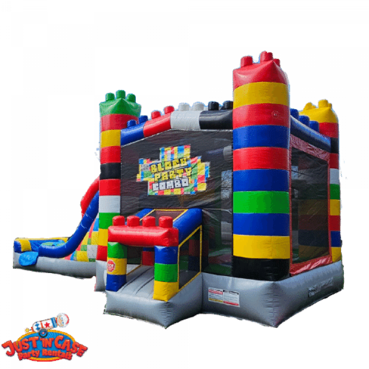 Block Party Bounce House And Wet/Dry Slide Rental