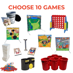 10 Game Party Package