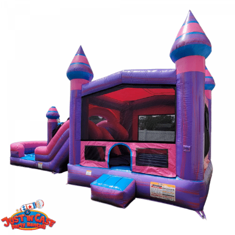 Princess Bounce House And Wet/Dry Slide Rental