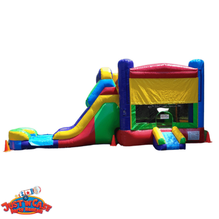 Retro Bounce House And Wet/Dry Slide Rental