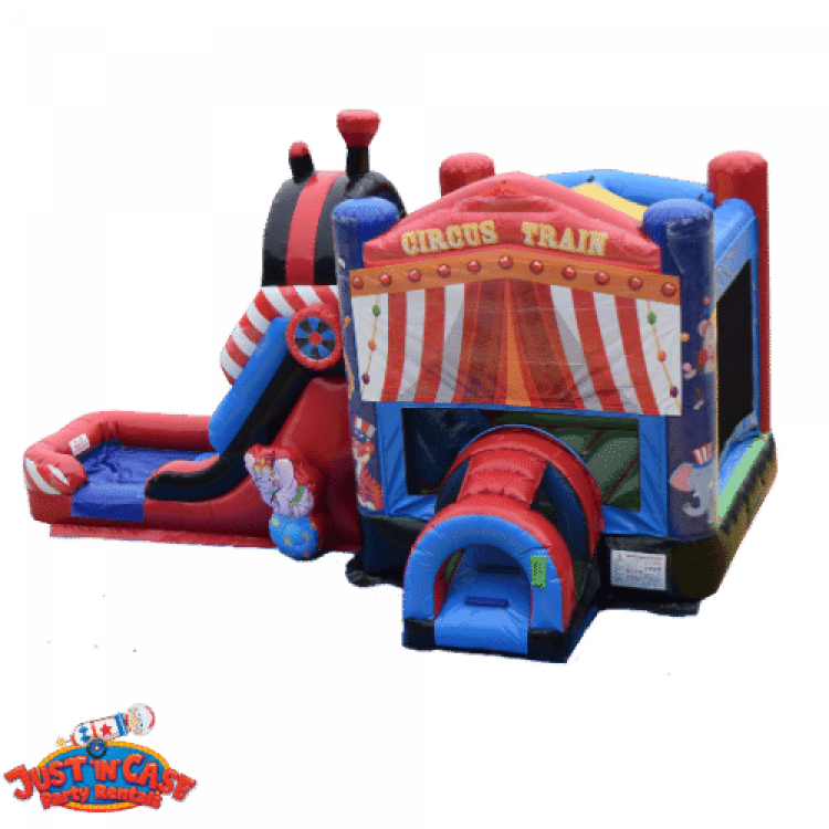 Circus Bounce House and Wet/Dry Slide Rental