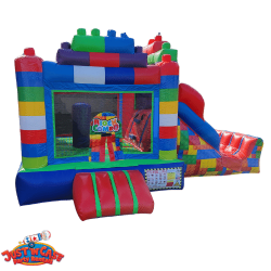 Toddler Toy Block Bounce And Dry Slide