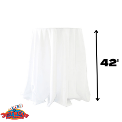 Cocktail Table Linens (White)