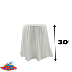 Bistro Table Linens (White)