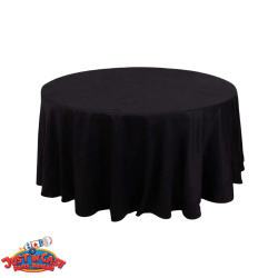 5ft Round Table Linens (Black)