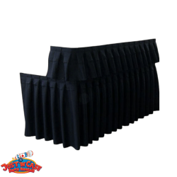 8ft Bar Top Skirting (Black)