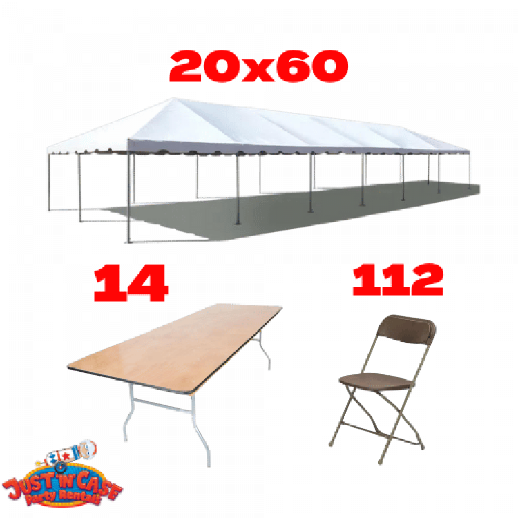 20 x 60 Frame Tent Party Package