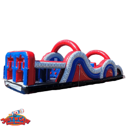 RWB Cut Out Obstacle Course Rental