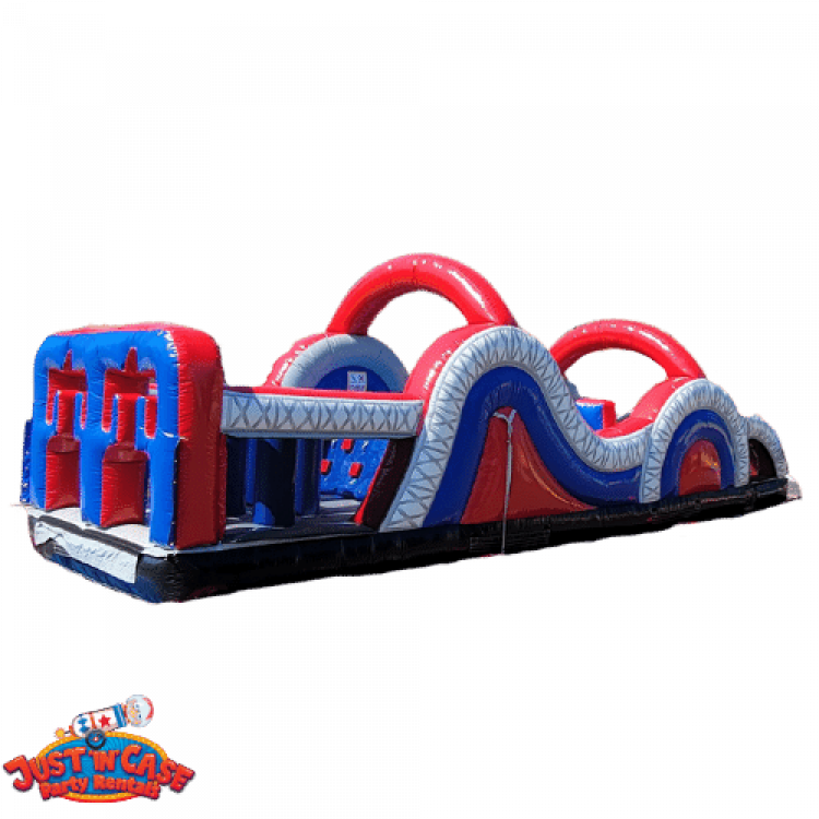 RWB Cut Out Obstacle Course Rental