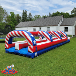 40 Ft RWB Dual Lane Slip And Slide Rental