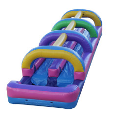 40 Ft Dual Lane Wild Splash Slip And Slide Rental
