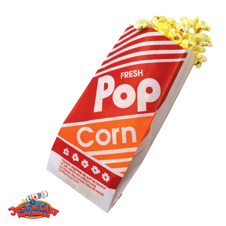 Extra 50 Servings of Popcorn with 50 Popcorn Bags