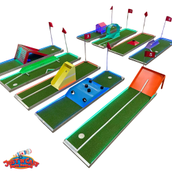 LED Mini Golf with Large Obstacles