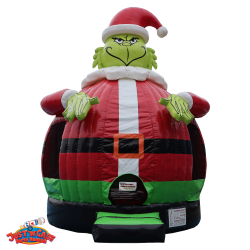 Mean One Christmas Bounce House