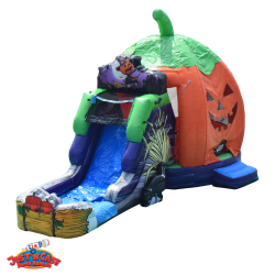 Pumpkin20Combo 1777656918 Pumpkin Bounce House and Wet/Dry Slide