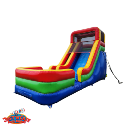 16 Ft Colorful Dry Slide Rental