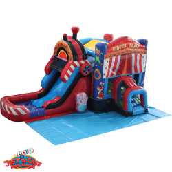 Circus Bounce House and Wet/Dry Slide Rental
