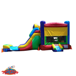 Retro Bounce House And Wet/Dry Slide Rental