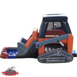 Skid Steer Bounce House And Wet/Dry Slide Rental