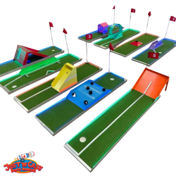 LED Mini Golf with Large Obstacles - 9 Hole