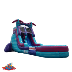 18ft Magical Vibes Single Lane Water Slide