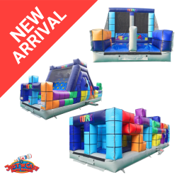 70 ft Tetris Obstacle Course