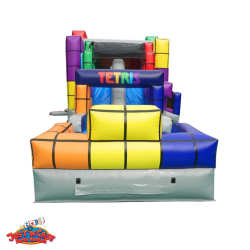 5 1782229617 1 Tetris Bounce House and Dual Lane Wet/Dry Slide Rental