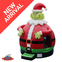 Mean One Christmas Bounce House
