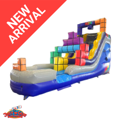 16 ft Tetris Water Slide Rental