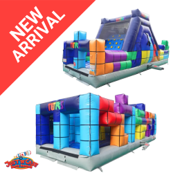 60 ft Tetris Obstacle Course