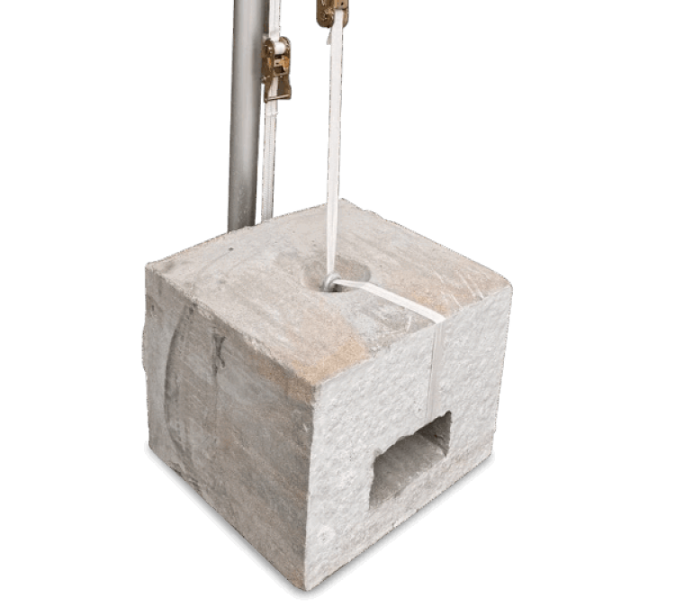 concrete block 1 500 lb Concrete Ballast