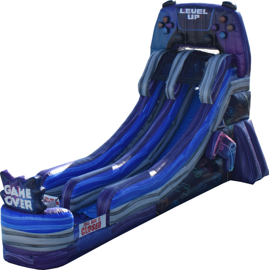 18ft Single Lane Water Slide Gamer SL Max Height 20ft 1 1 How to Plan the Ultimate Gamer Themed Event