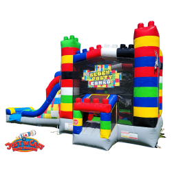 Block Party Bounce House And Wet/Dry Slide Rental Block Party Bounce House And Wet/Dry Slide Rental