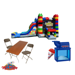 Bounce House and Waterslide Party Package Bounce House and Waterslide Party Package
