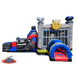 Police Bounce House And Wet/Dry Slide Rental Police Bounce House And Wet/Dry Slide Rental