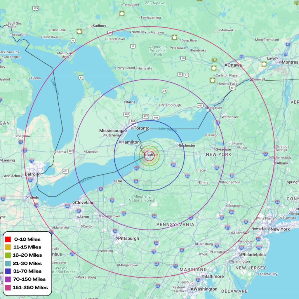 MileMap 1 Delivery Info