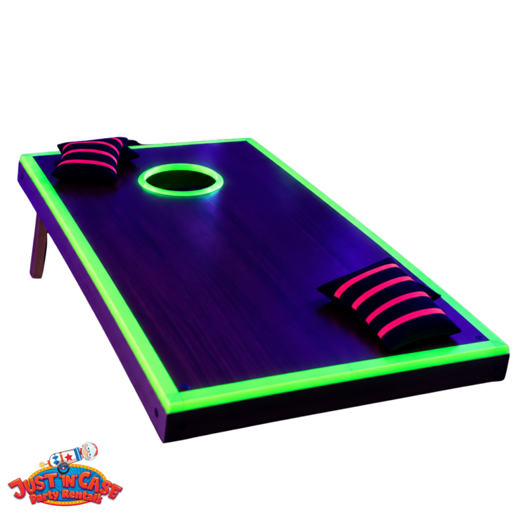 Blacklight Cornhole Rentals